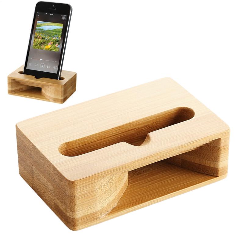 Desk Setup Riser - Support pour téléphone haut-parleur amplificateur support