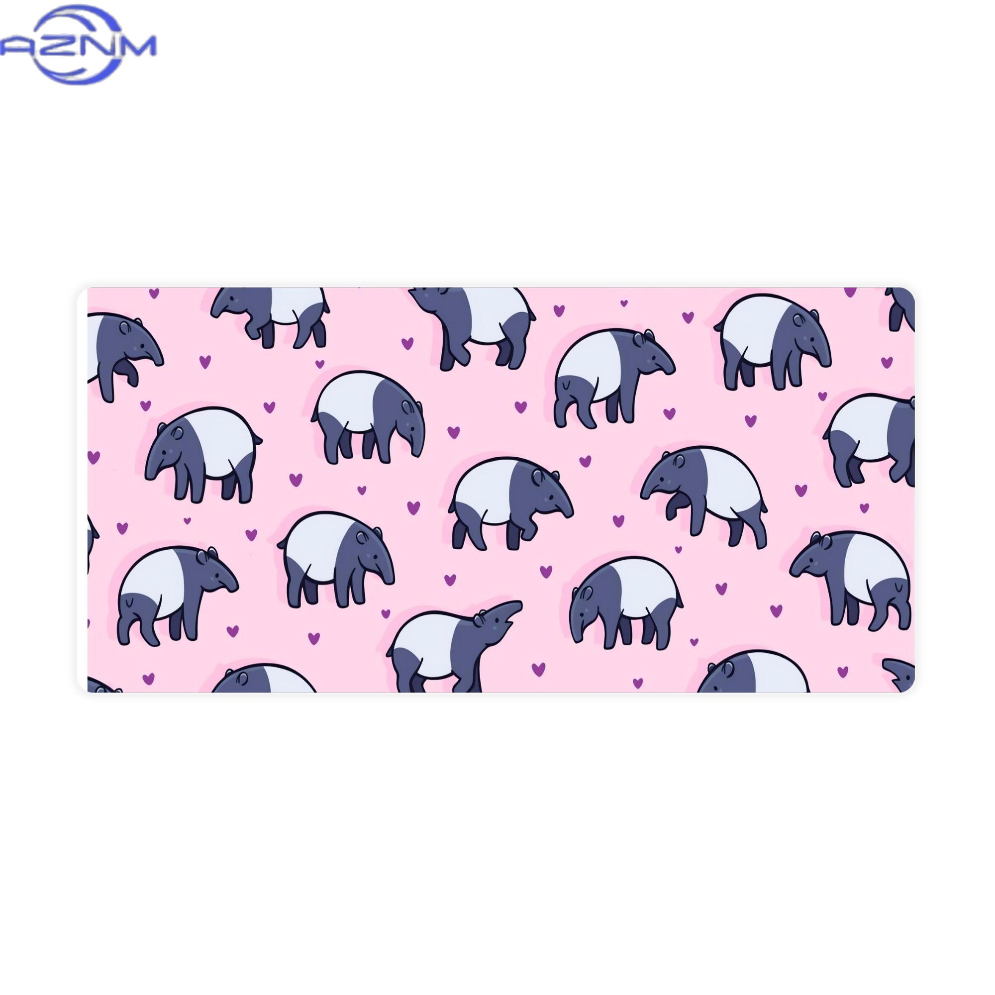 Desk Setup Streaming - Grand tapis de bureau Tiny Tapirs