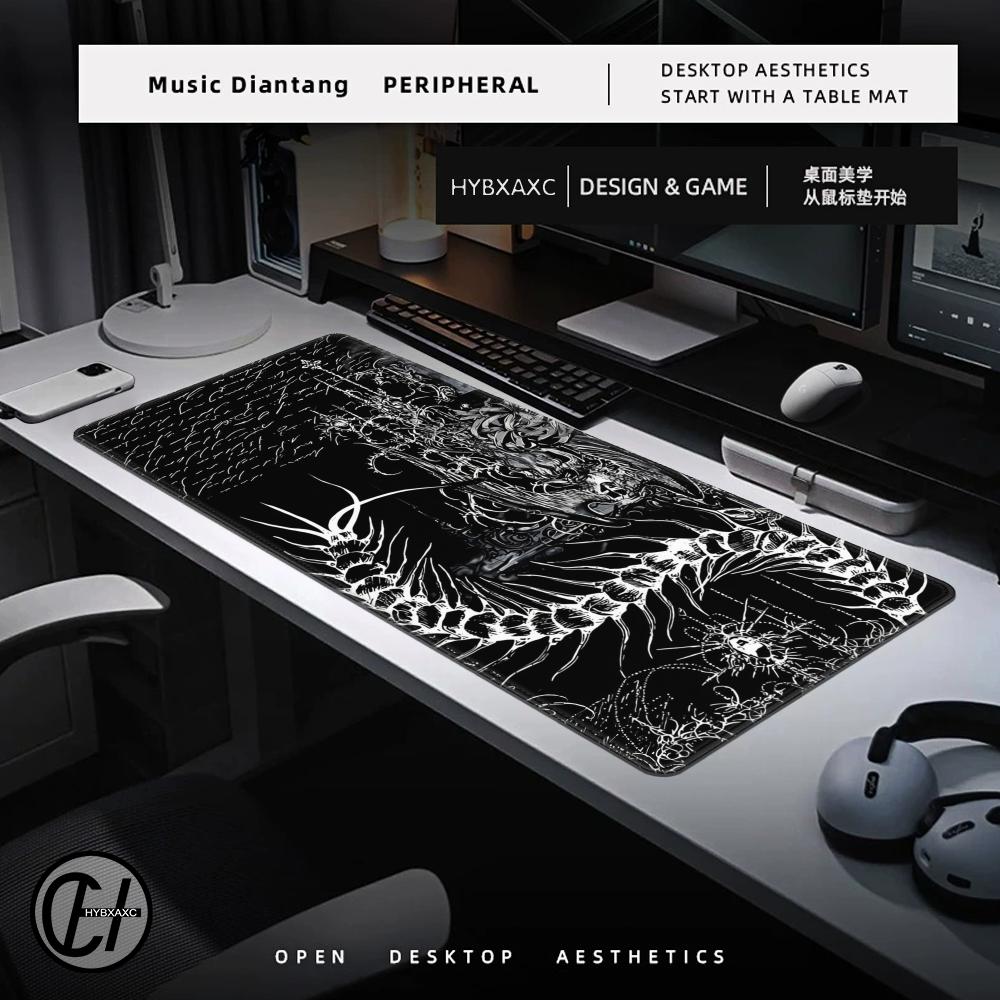 Tapis de bureau noir et blanc  - Desk Setup Accessories Aesthetic avis et prix