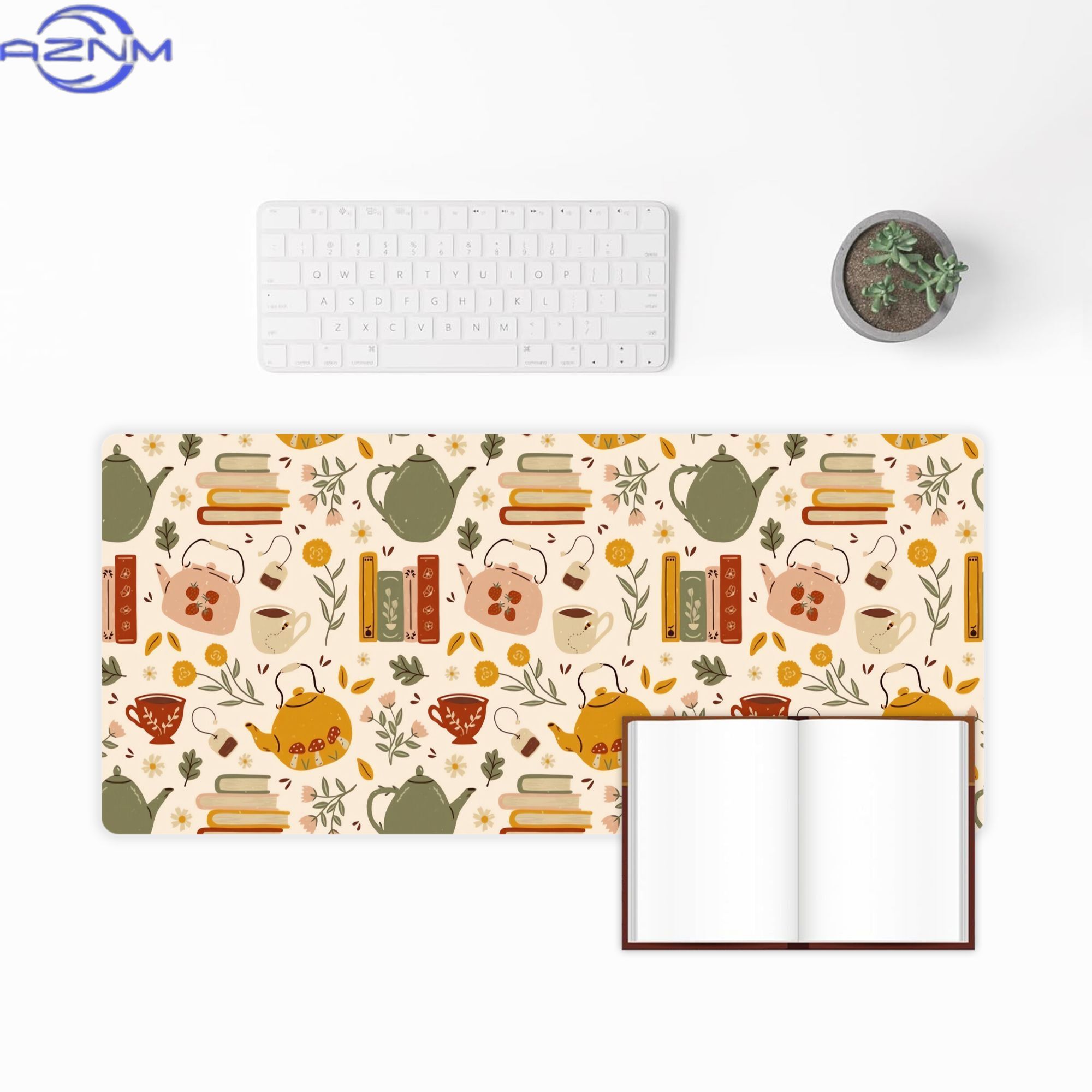 Un grand tapis de bureau orné  - Desk Setup Streaming avis et prix