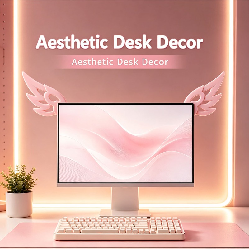 Décoration d'écran d'ordinateu - Desk Setup Accessories Aesthetic avis et prix