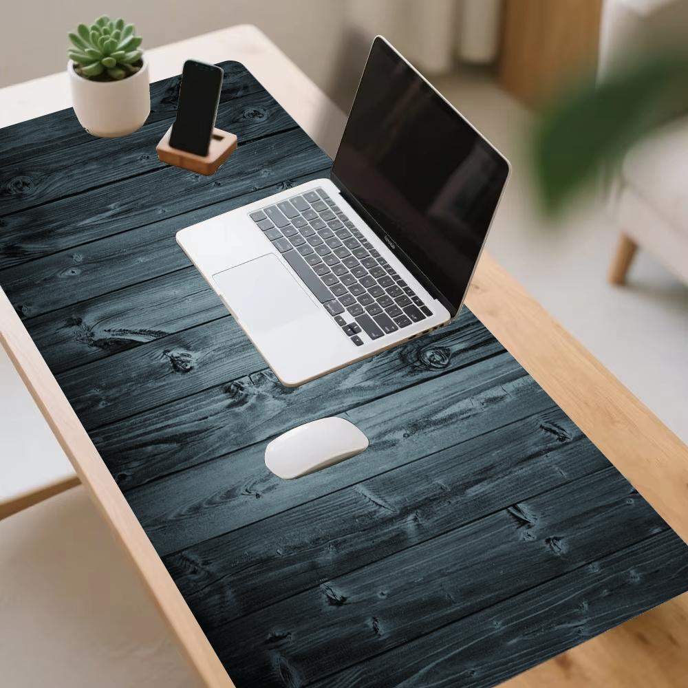Tapis de souris en bois noir,  - Desk Setup Black And Wood avis et prix