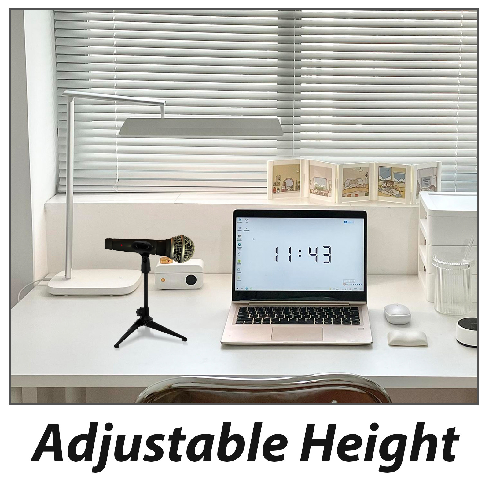 Trépied de microphone en alumi - Desk Setup Streaming avis et prix
