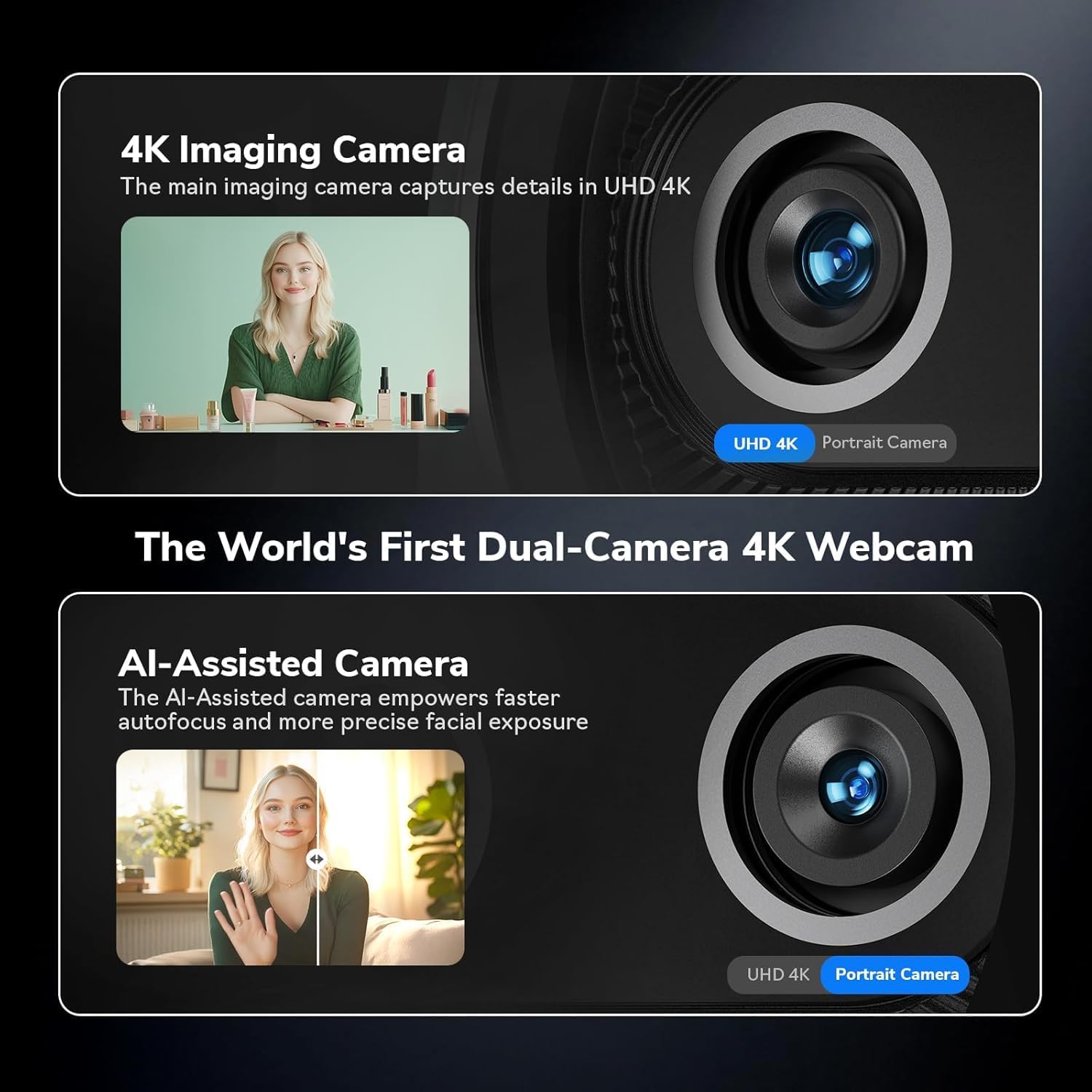 Webcam 4K EMEET à double camér - Desk Setup Streaming avis et prix